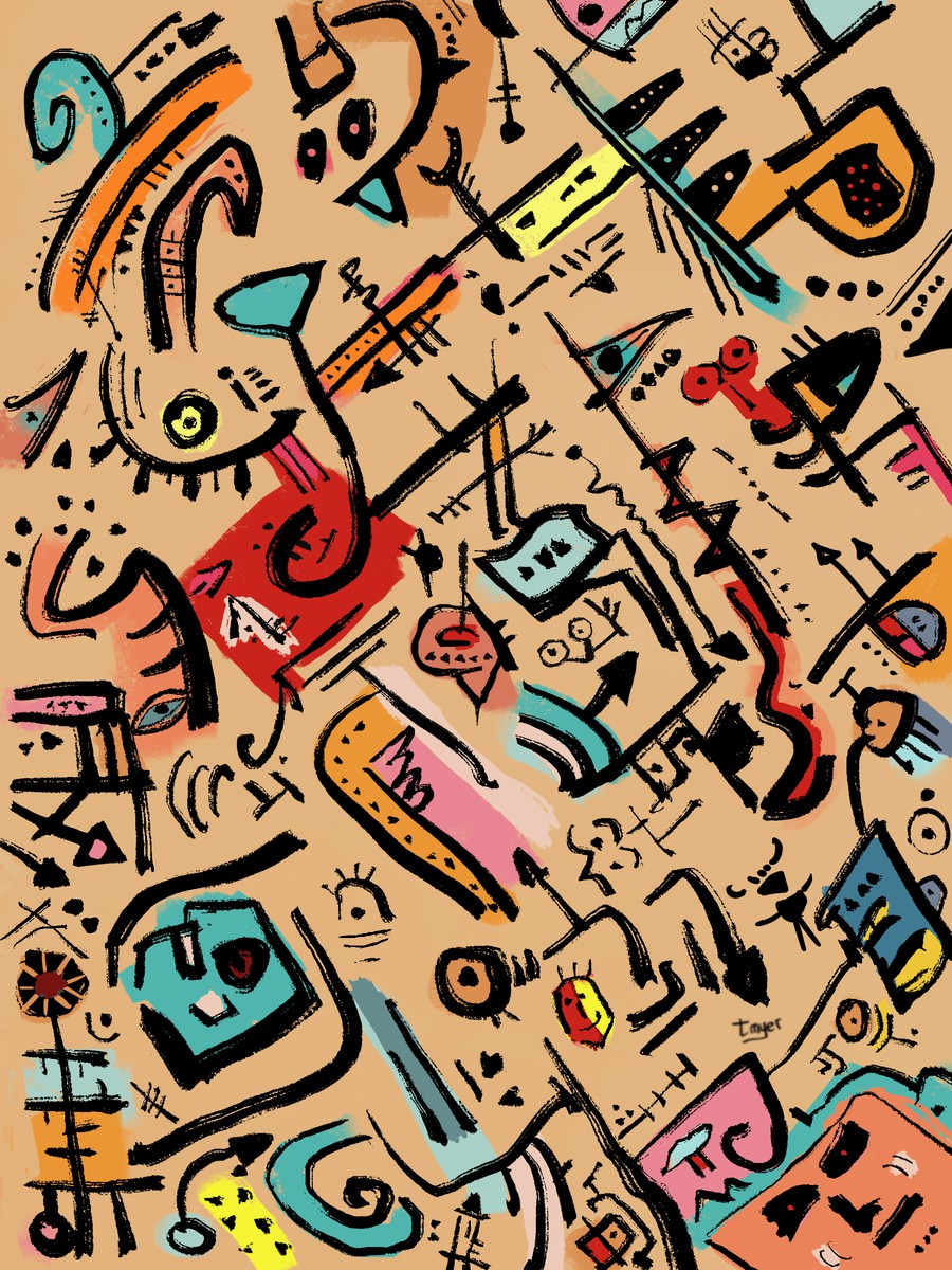 Abstract 3 — digital artwork by Tom Myer