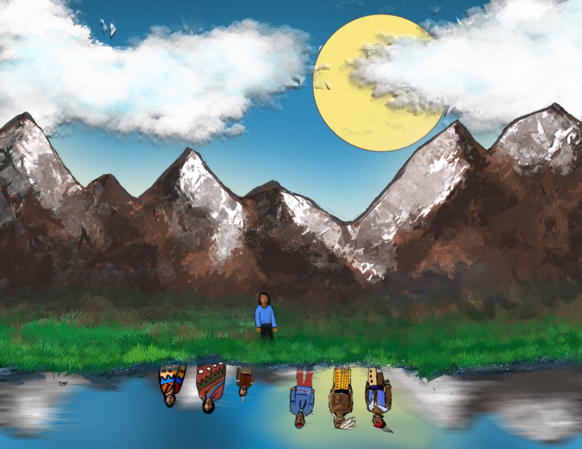 Ancestors — digital artwork by Tom Myer