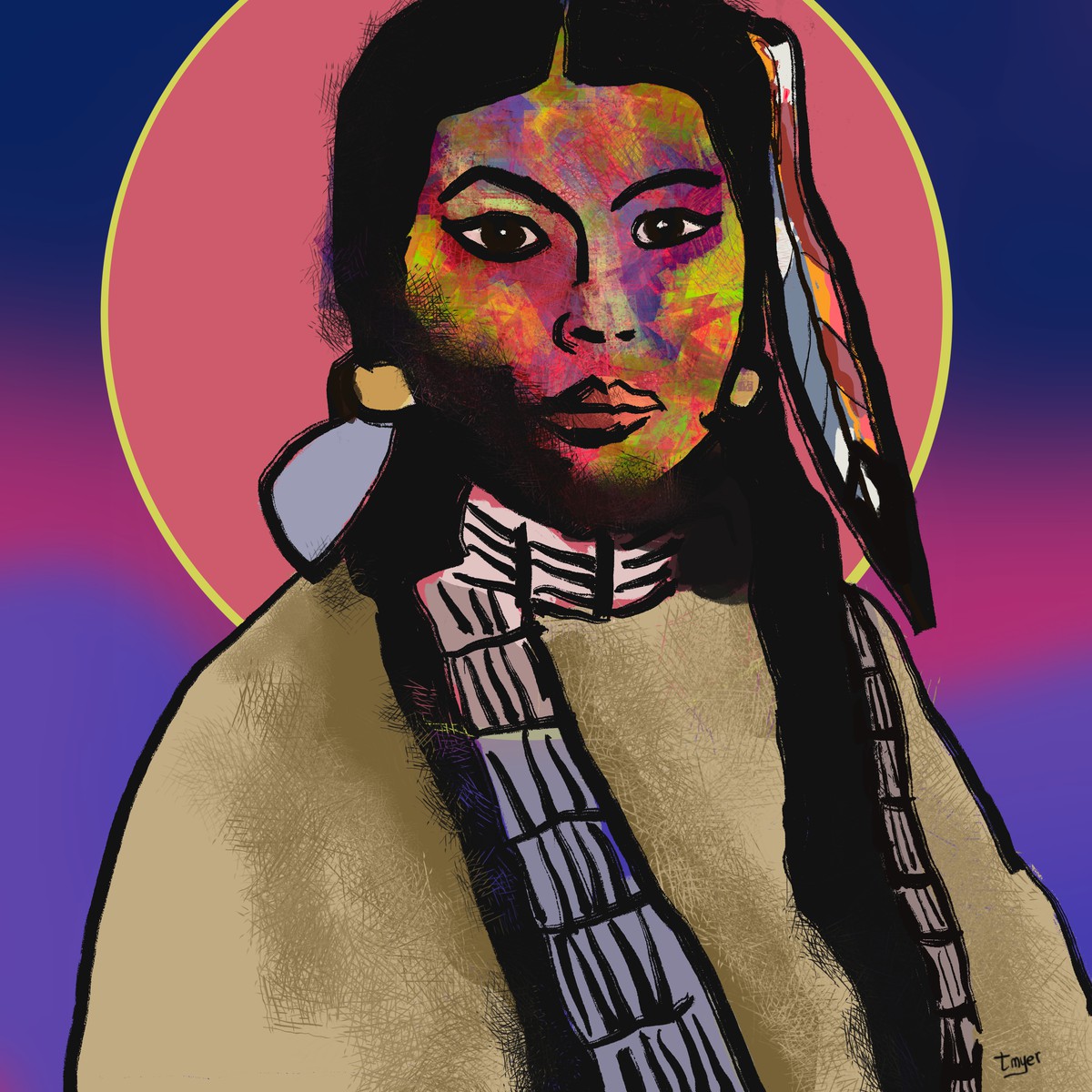 Bride — digital artwork by Tom Myer