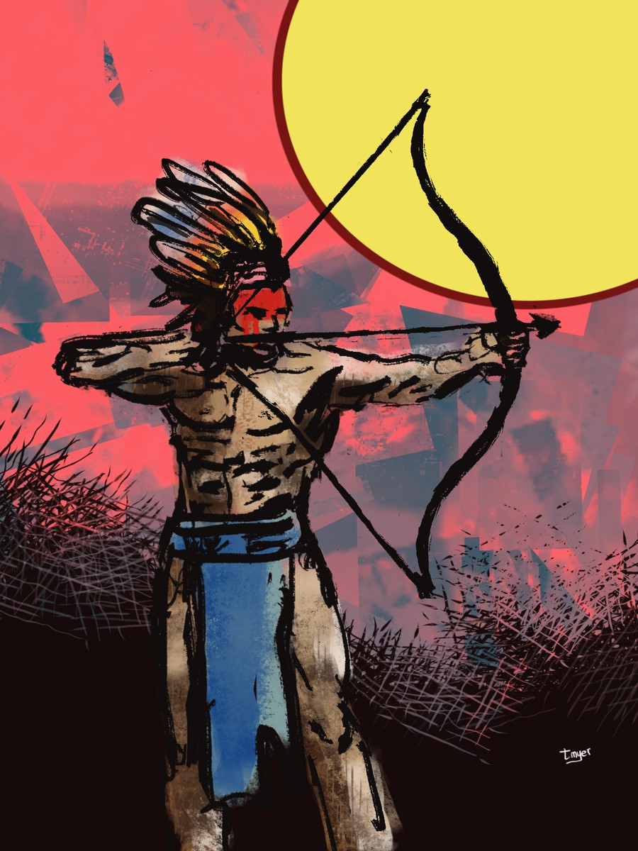 Bullseye — digital artwork by Tom Myer