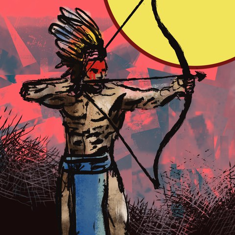 Bullseye — digital artwork by Tom Myer