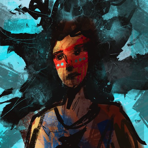 Fight Back — digital artwork by Tom Myer