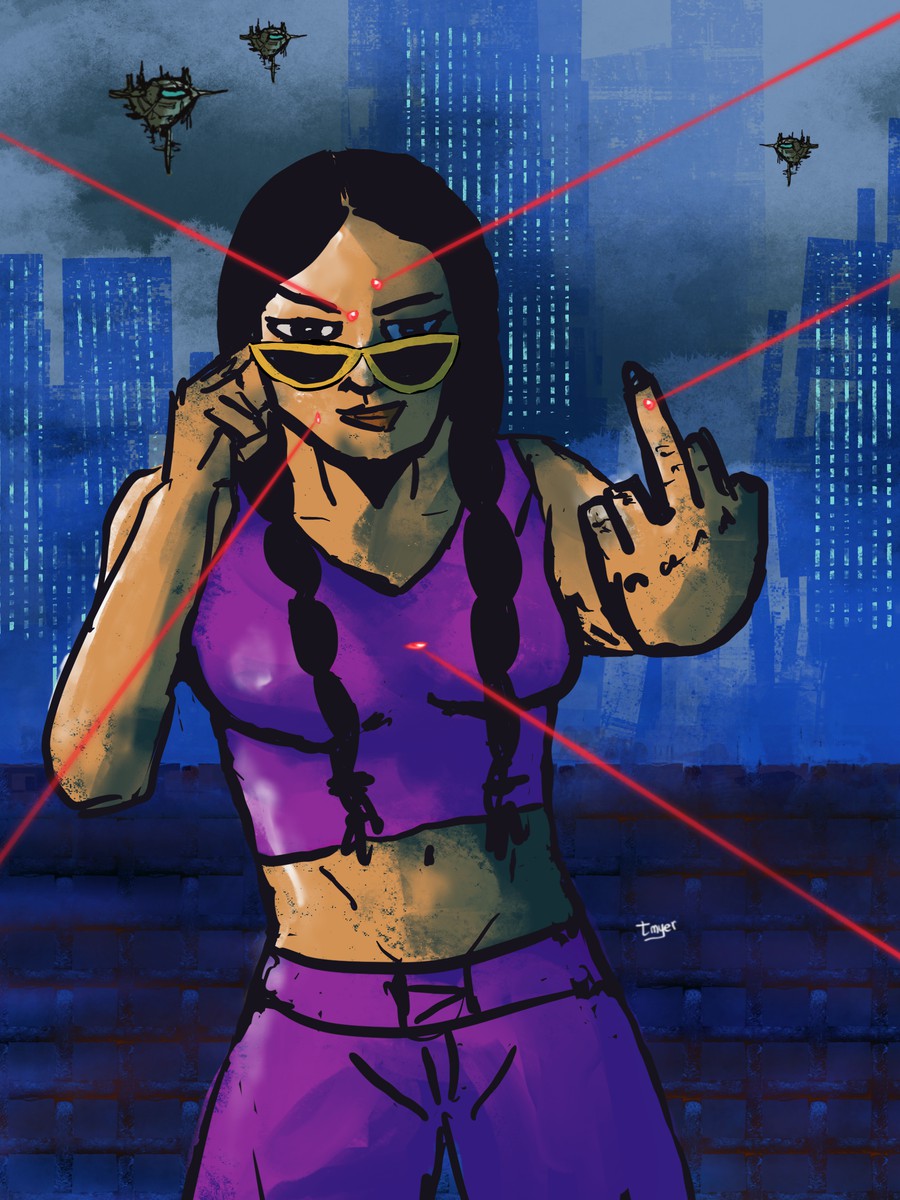 Futurism: Defiant — digital artwork by Tom Myer