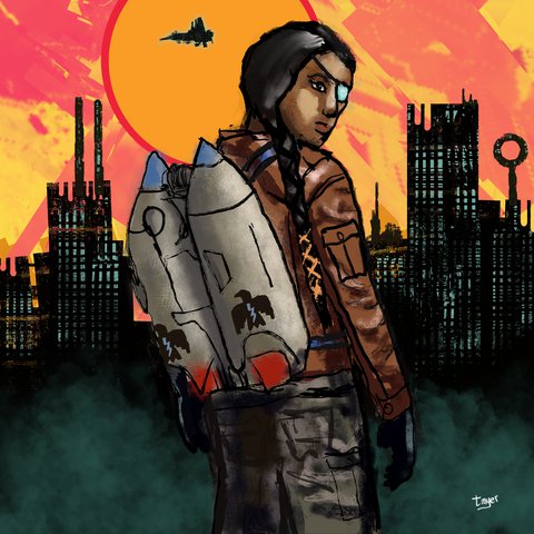 Futurism: Ready to Go — digital artwork by Tom Myer