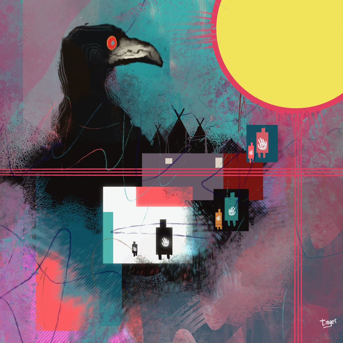 Gathering of Clans — digital artwork by Tom Myer