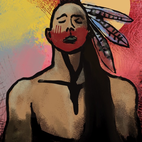 Red Hand — digital artwork by Tom Myer